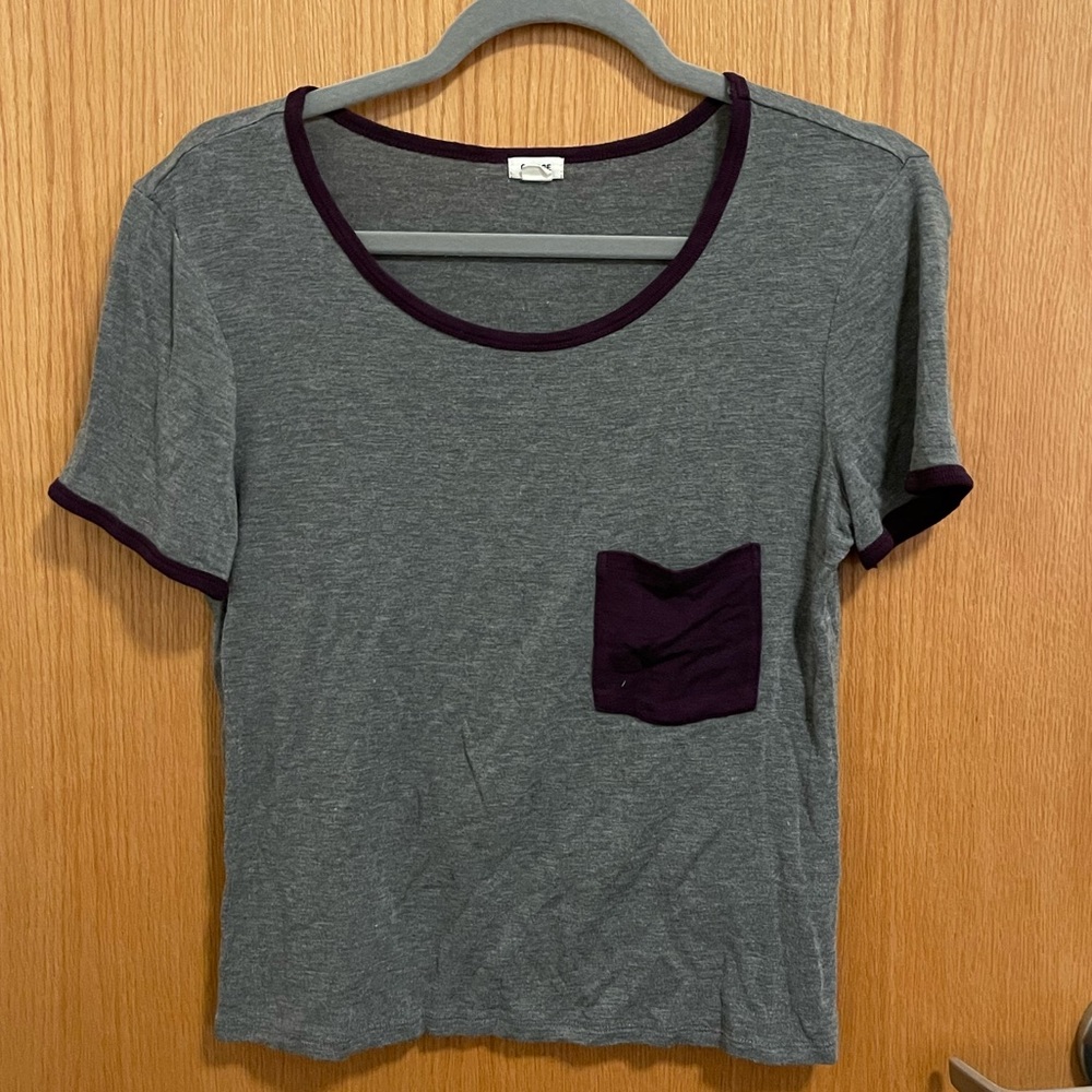 Garage Gray and Purple T-Shirt